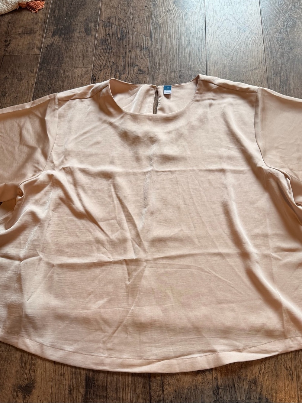 Old Navy Light Blush Pink Long Sleeve Crewneck Top